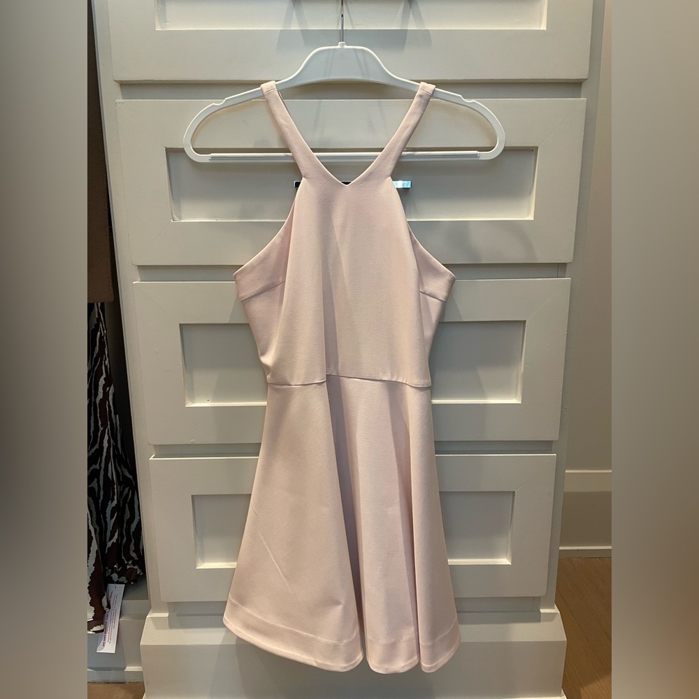 ELIZABETH AND JAMES A LINE LIGHT PINK DRESS